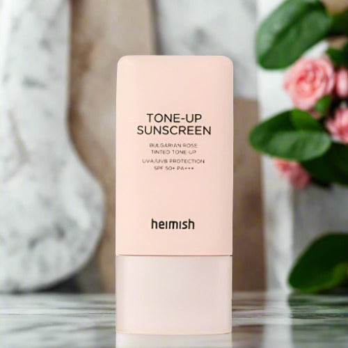 heimish: Bulgarian Rose Tone Up Sunscreen 30 ml Spf 50 Pa 30 ml